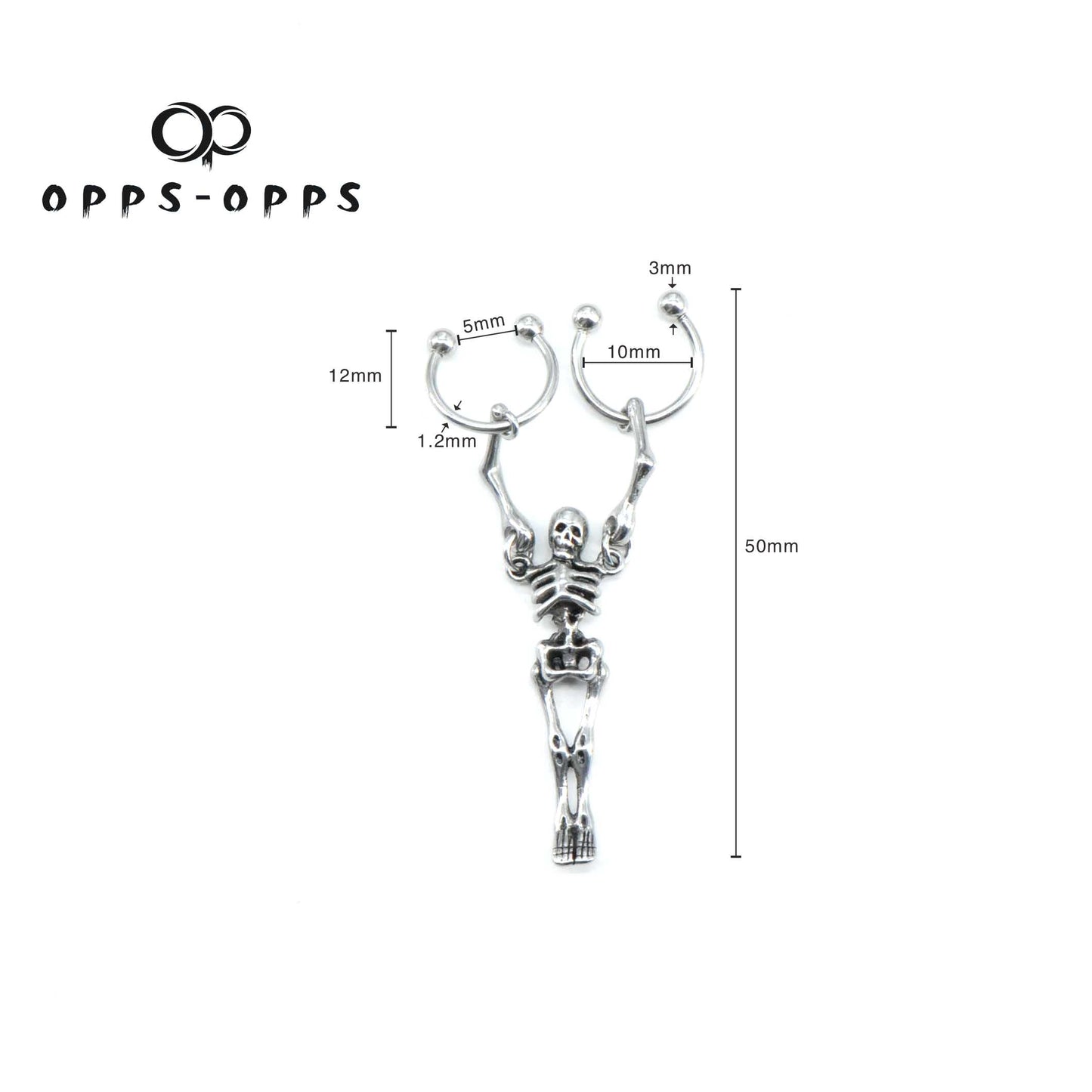 DANGLE SKELETON BARBELL