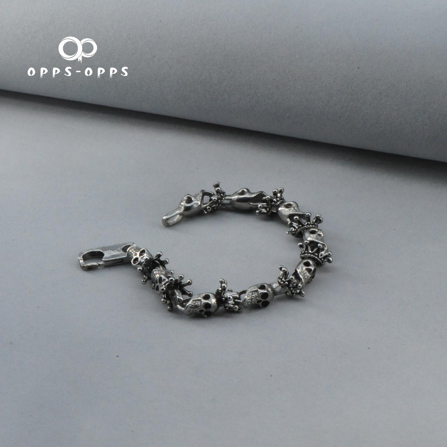 CROWN SKELETON BRACELET