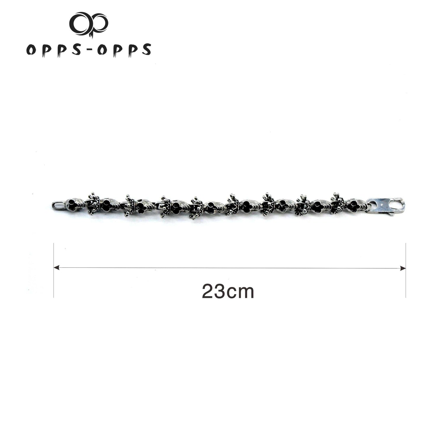 CROWN SKELETON BRACELET