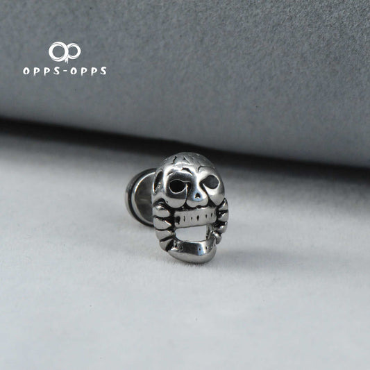 SKULL STUD EARRING