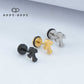 FLAT CROSS STUD EARRING