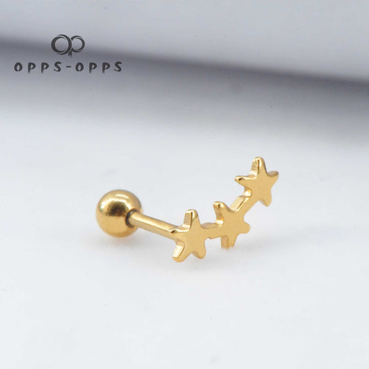 HAND-HOLDING STAR STUD