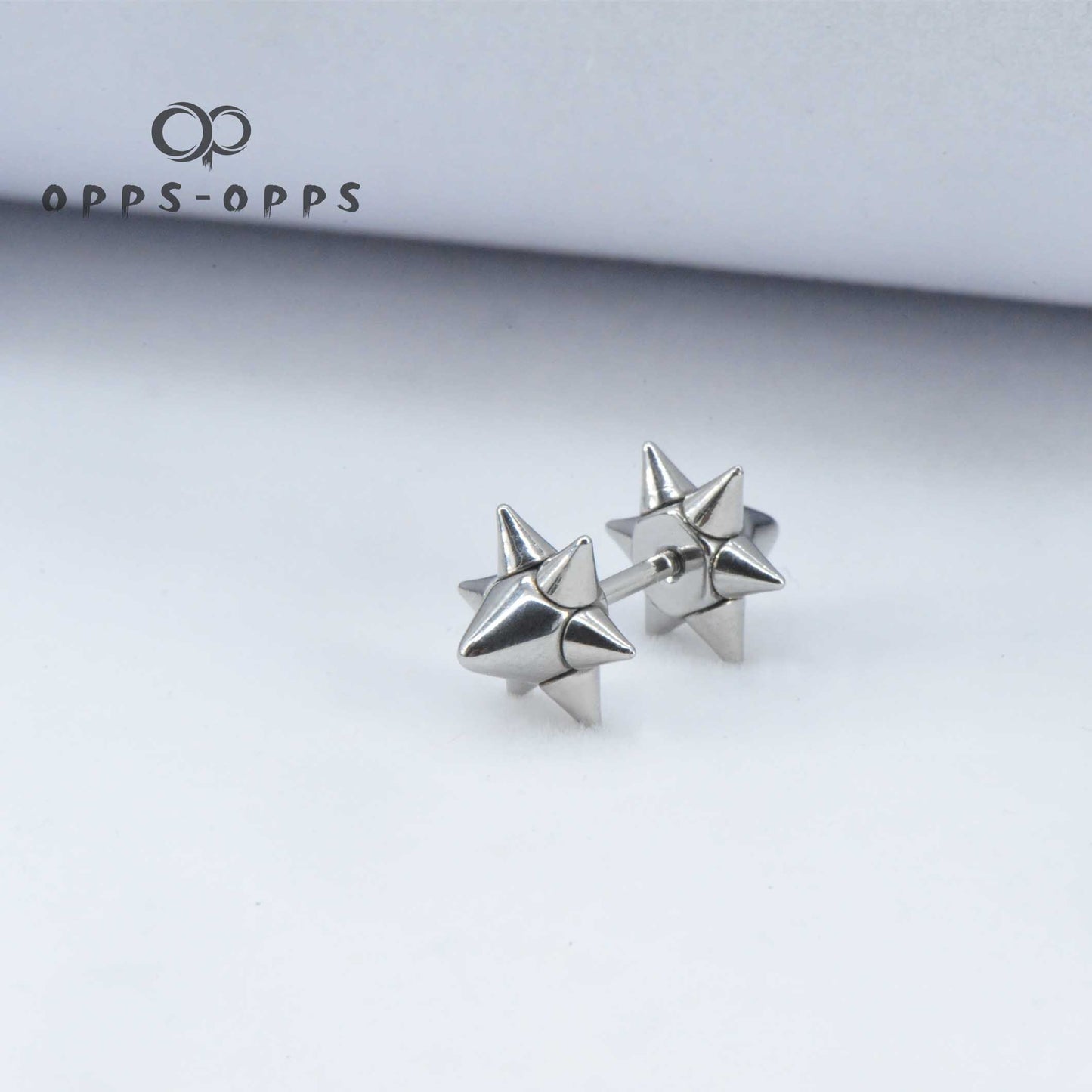 DOUBLE SIDE SPIKE EARRING