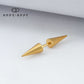 DOUBLE SIDE SPIKE STUD EARRING