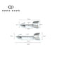 ARROW SCREW-ON EAR STUD