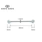 CRYSTAL BALL INDUSTRIAL BARBELL