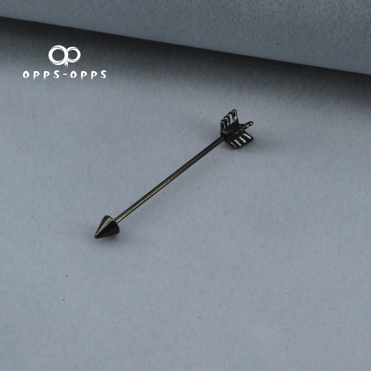 STEREOSCOPIC ARROW INDUSTRIAL BARBELL