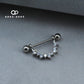 DANGLE CRYSTAL NIPPLE BARBELL