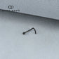 BALL END CURVED L-SHAPED NOSE STUD