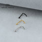 CONE END CURVES L-SHAPE NOSE STUD