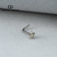 IMPLANT DIAMOND L-SHAPE NOSE STUD
