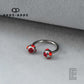 MULTICOLOUR IMPLANT DIAMOND CIRCULAR BARBELL