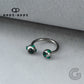 MULTICOLOUR IMPLANT DIAMOND CIRCULAR BARBELL