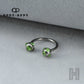 MULTICOLOUR IMPLANT DIAMOND CIRCULAR BARBELL