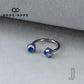 MULTICOLOUR IMPLANT DIAMOND CIRCULAR BARBELL