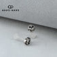 TRANSPARENT SKULL STUD