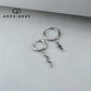 VIPER SNAKE DANGLE HOOP