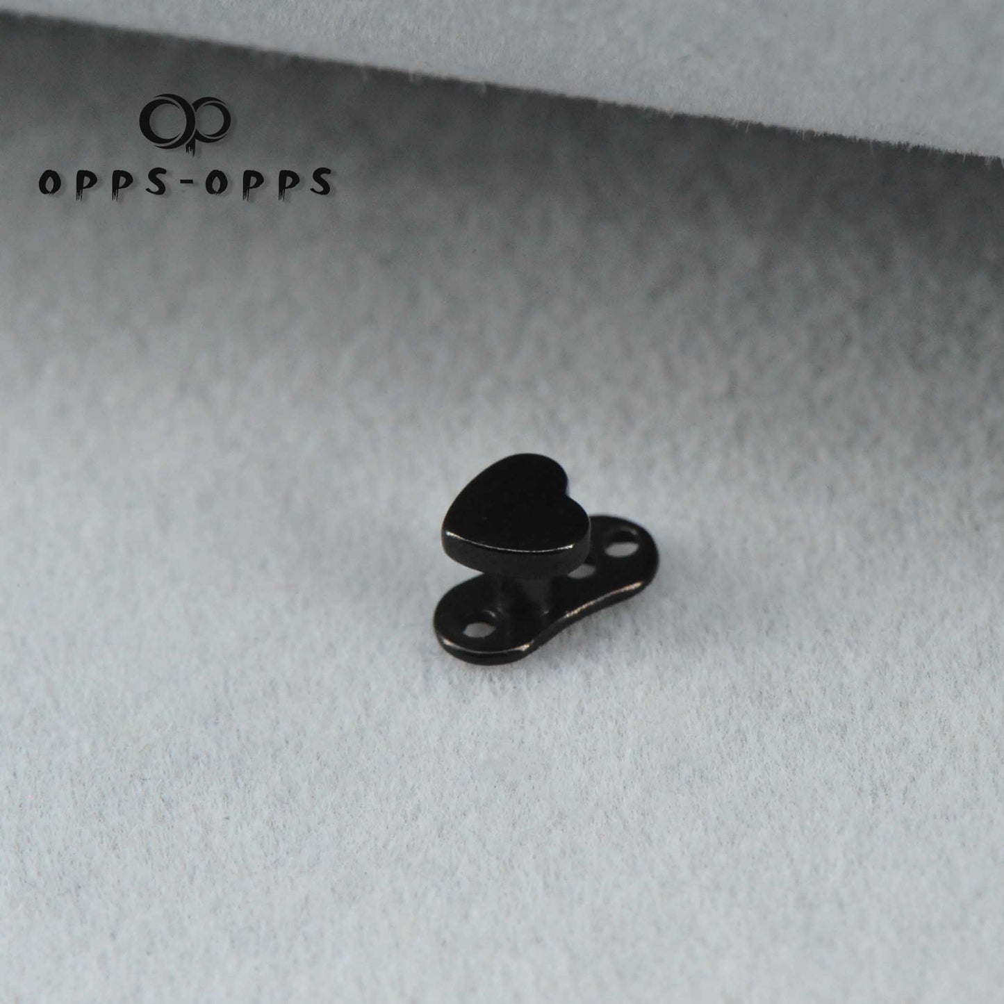 FLAT HEART DERMAL ANCHOR