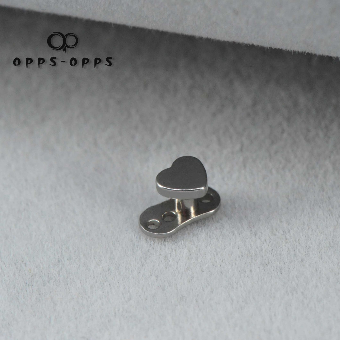 FLAT HEART DERMAL ANCHOR