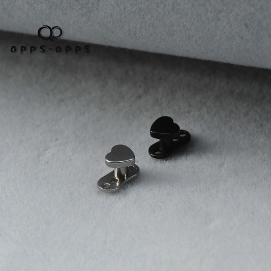 FLAT HEART DERMAL ANCHOR