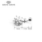 SNOWFLAKE NAVAL BARBELL