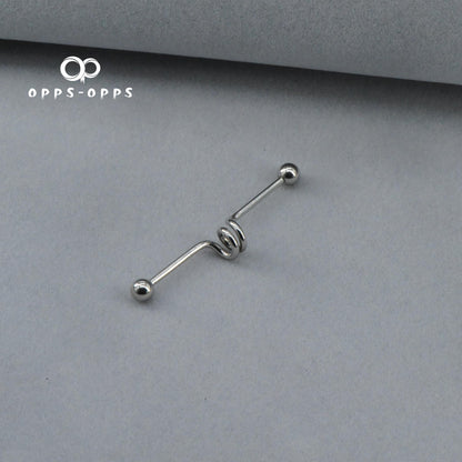 DOUBLE TWISTED SPRING INDUSTRIAL BARBELL