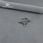 HEART HOLLOW NIPPLE BARBELL