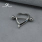 HEART HOLLOW NIPPLE BARBELL