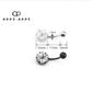 HEXAGONAL CRYSTAL NAVAL BARBELL
