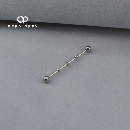 TRIPLE DOTS INDUSTRIAL BARBELL