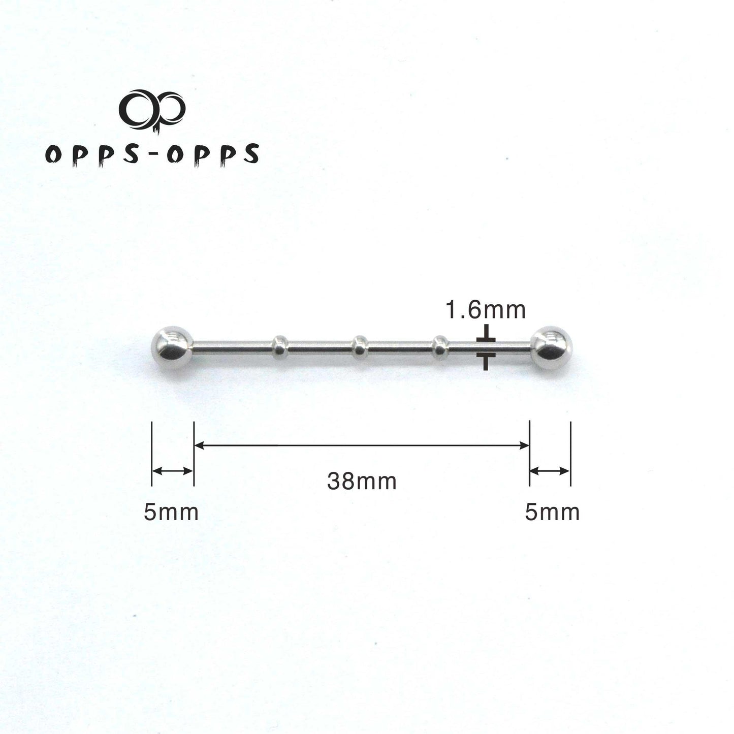 TRIPLE DOTS INDUSTRIAL BARBELL