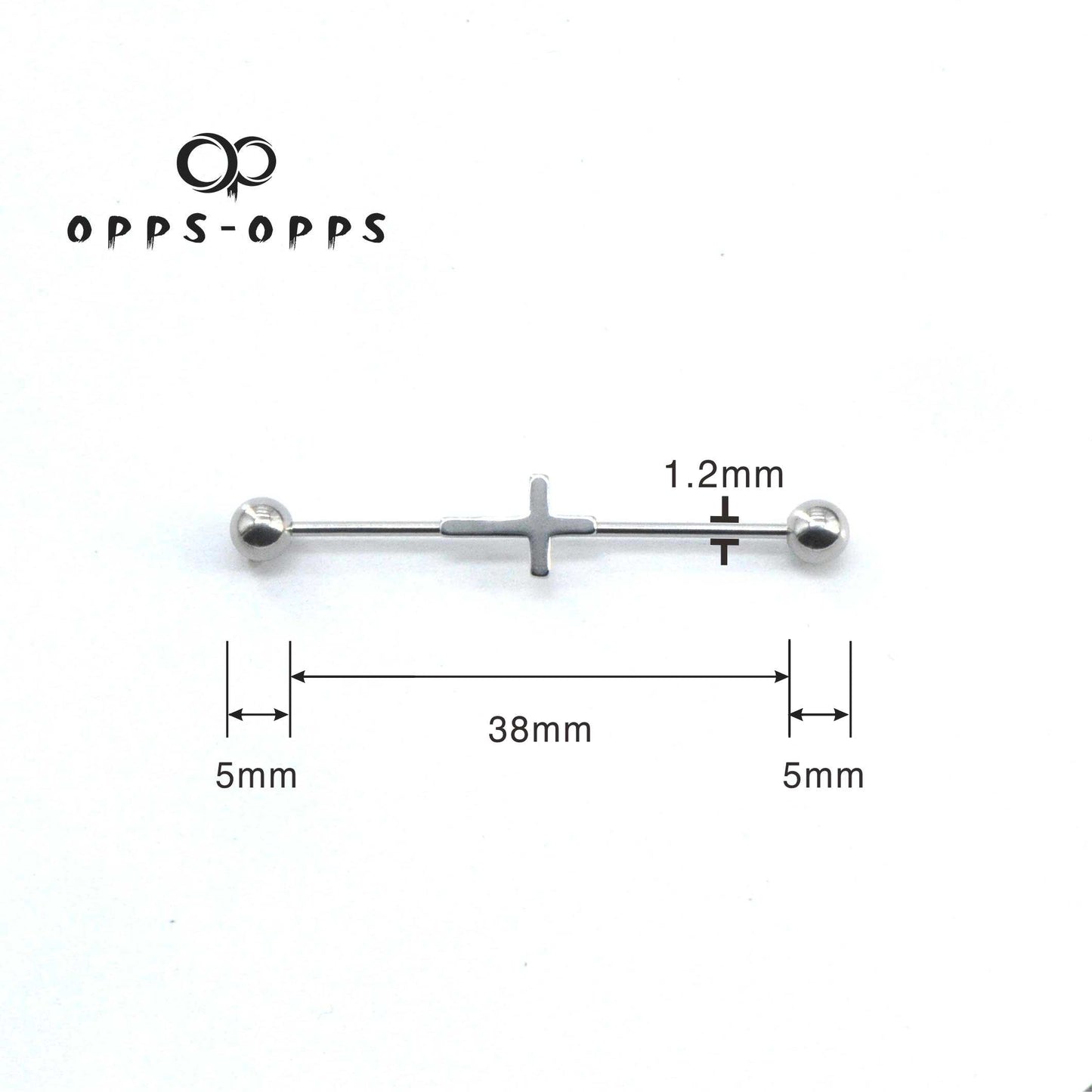 PLAIN CROSS INDUSTRIAL BARBELL