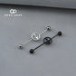 CIRCLED ANCHOR INDUSTRIAL BARBELL