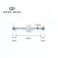CIRCLED ANCHOR INDUSTRIAL BARBELL