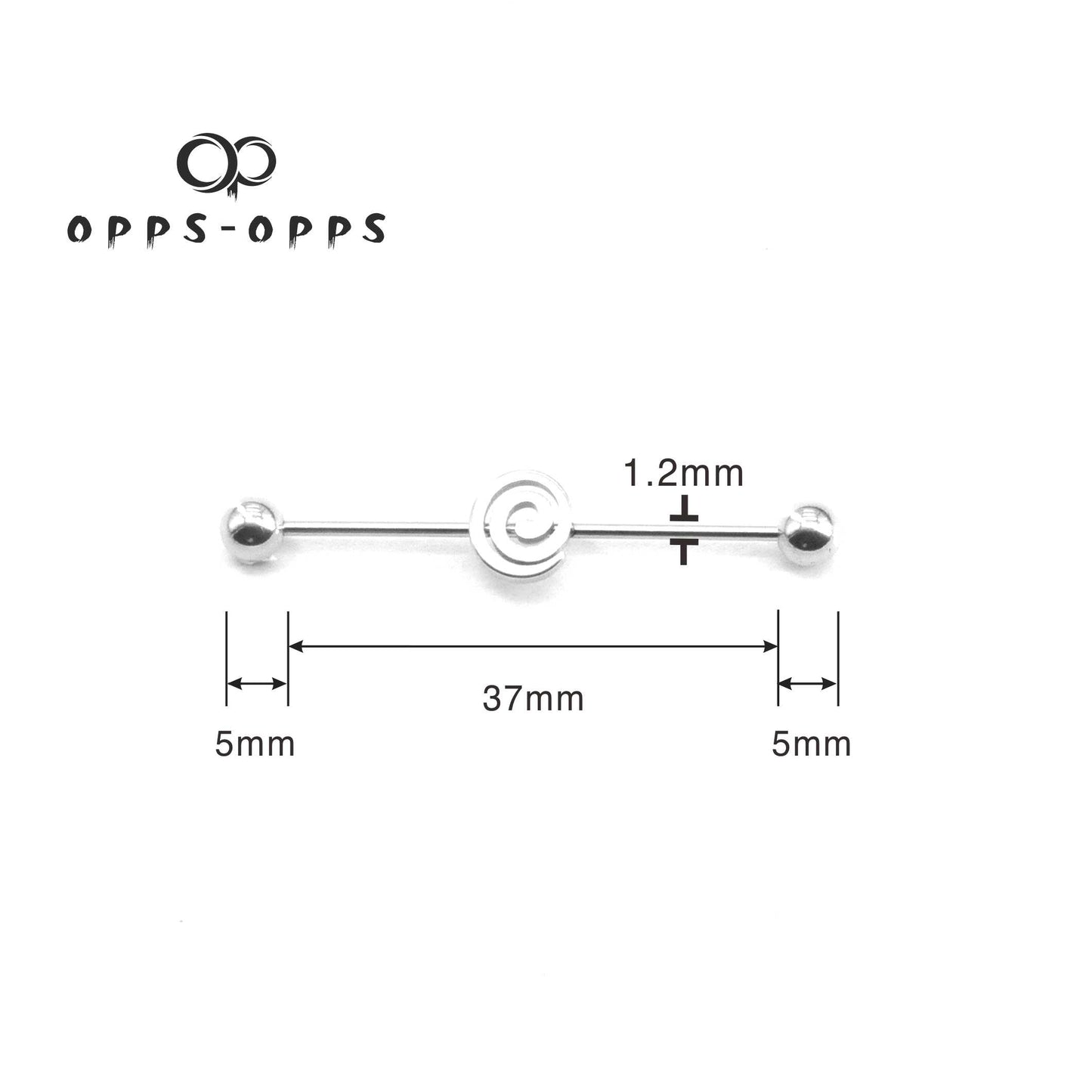 SPRIAL INDUSTRIAL  BARBELL