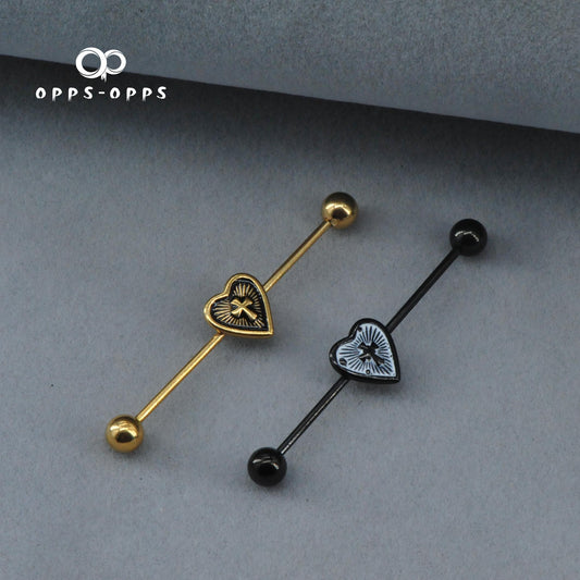 CROSS IN HEART INDUSTRIAL BARBELL